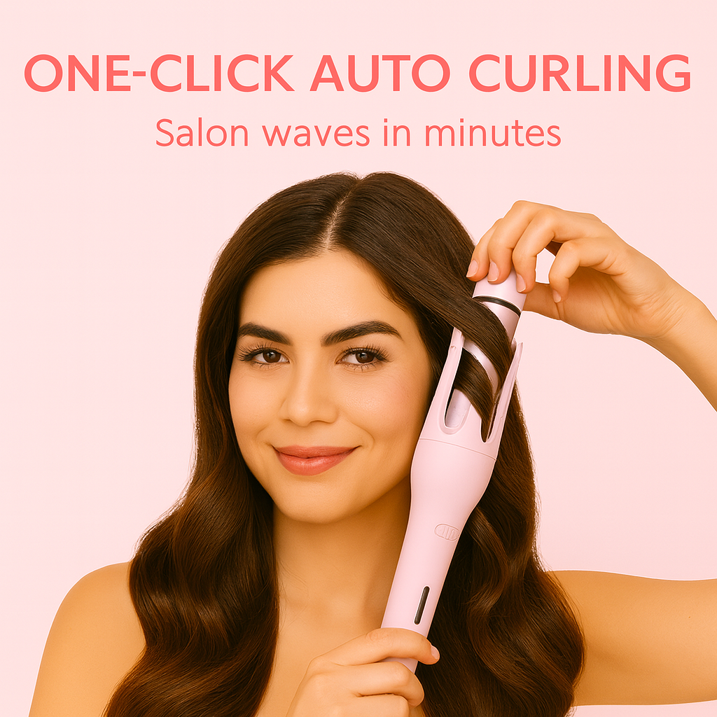 GLAMÉE AutoCurl Pro – Automatic Rotating Hair Curler