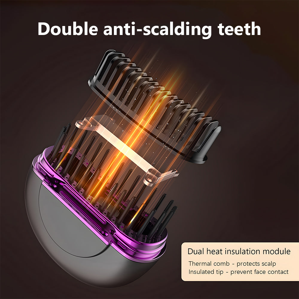 GLAMÉE Mini Wireless Hair Straightening Brush